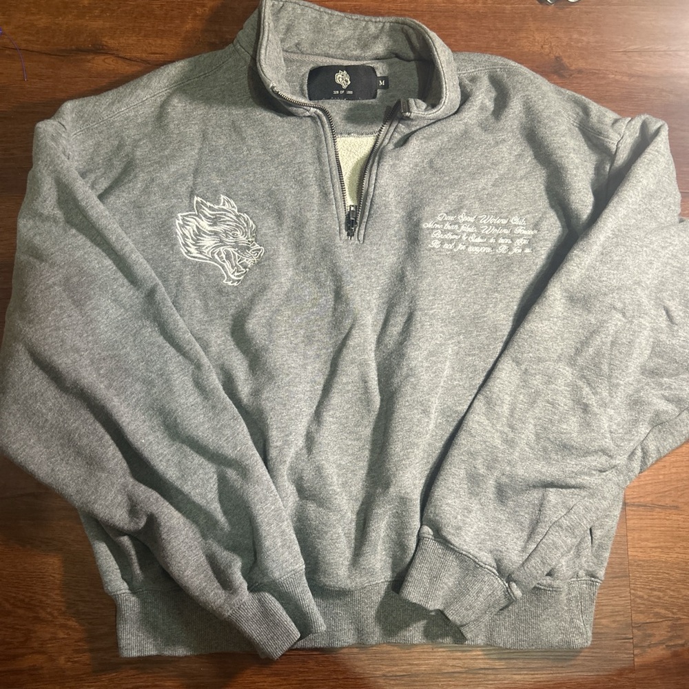 Darc Sport Gray Half-Zip Sweatershirt